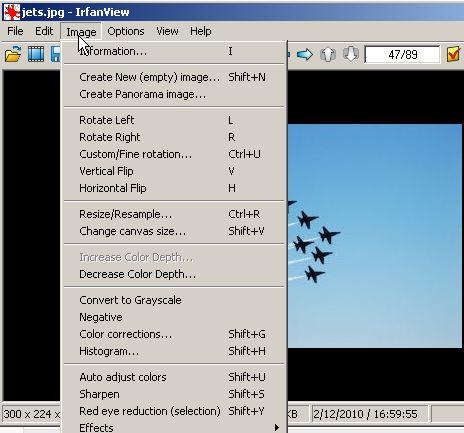 IrfanView screenshot 3