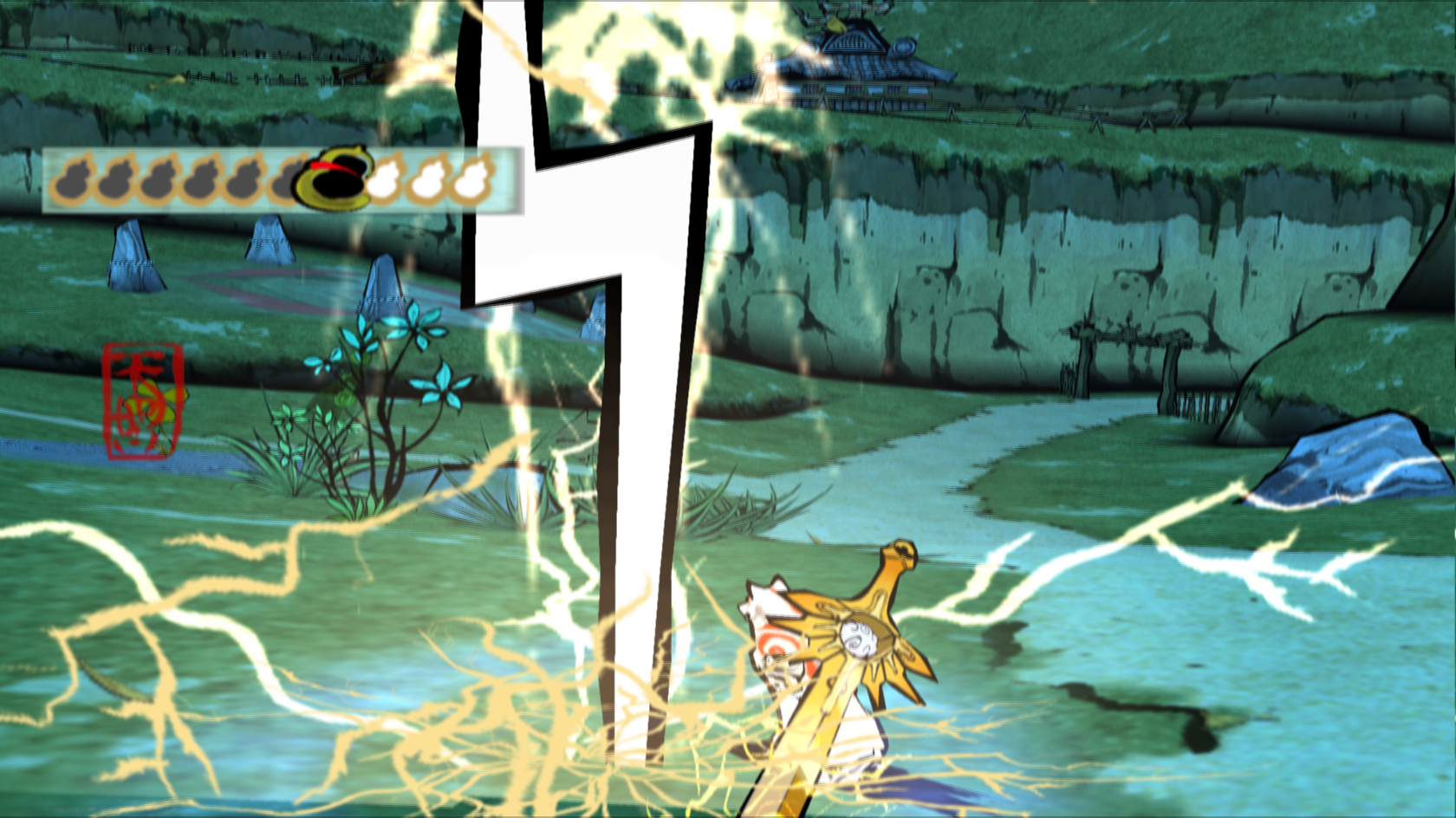 Pcsx2 — Okami running at 4x of the original PS2 resolution
