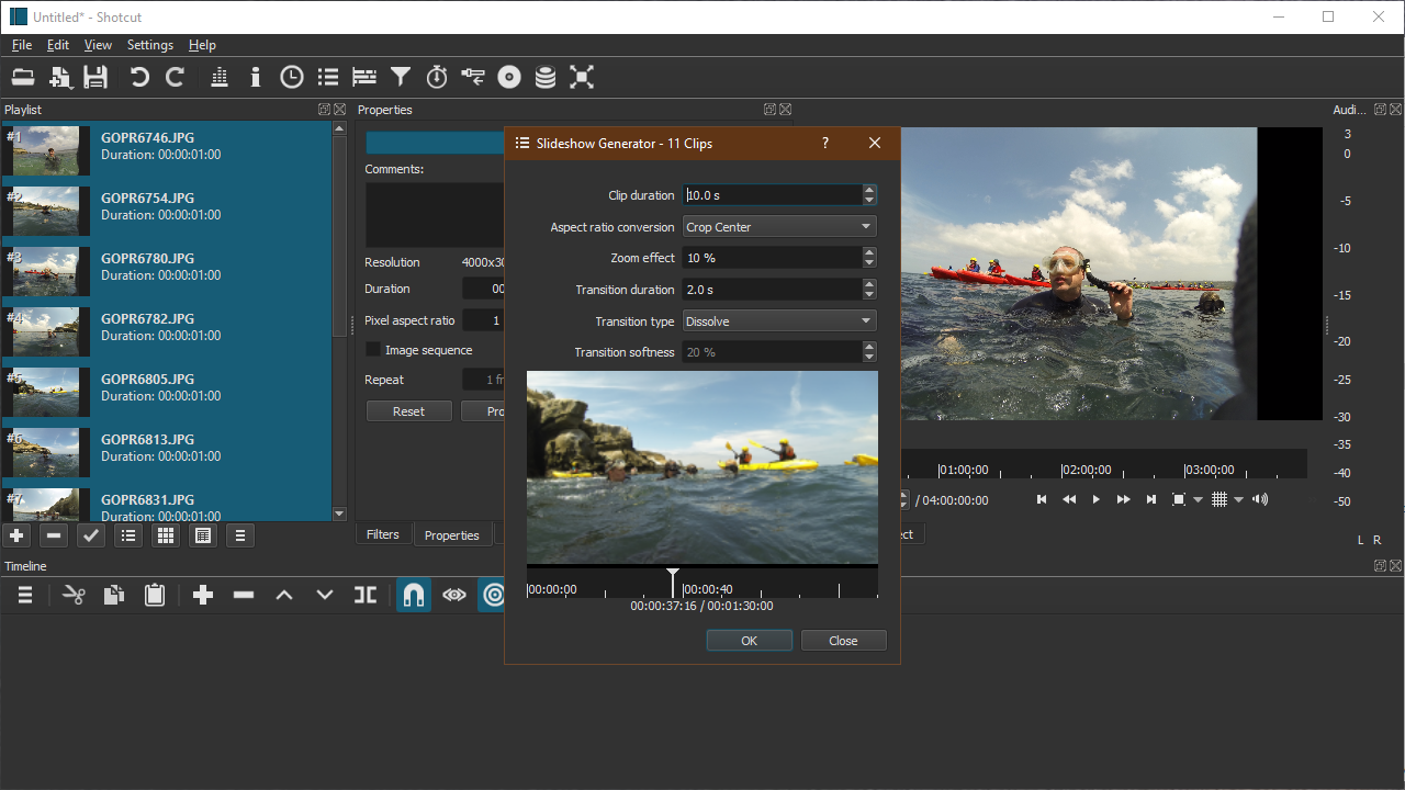 Shotcut screenshot 2