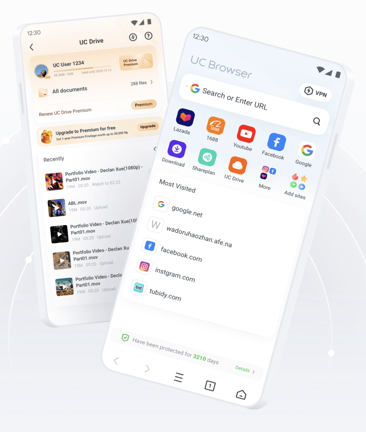 UC Browser screenshot 1